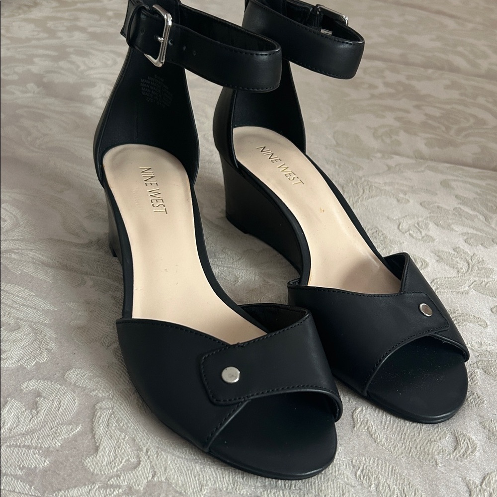 Nine West Wedge Sandals - Picture 7 of 9